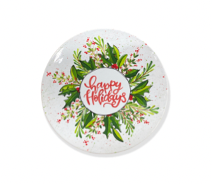 South Miami Holiday Wreath Plate