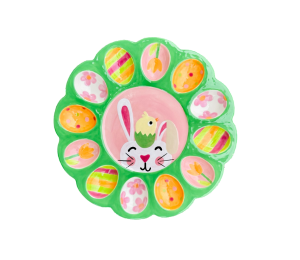 South Miami Easter Sherbet Egg Plate