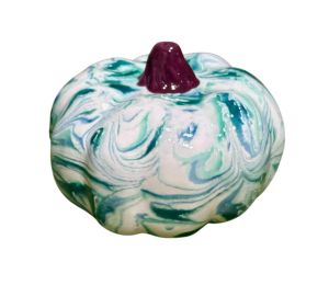 South Miami Teal Shaving Cream Pumpkin