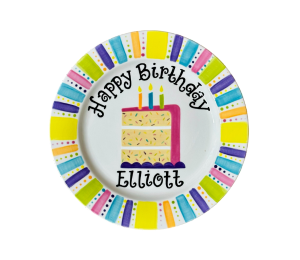 South Miami Birthday Cake Plate