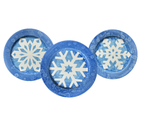 South Miami Paper Snowflake Plate